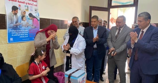 انطلاق الحملة القومية للتطعيم ضد الحصبة بشمال سيناء