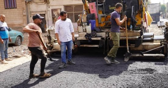 رصف شارع مسجد عوارة ضمن الخطة الاستثمارية لرفع كفاءة الشوارع بطنطا.. صور