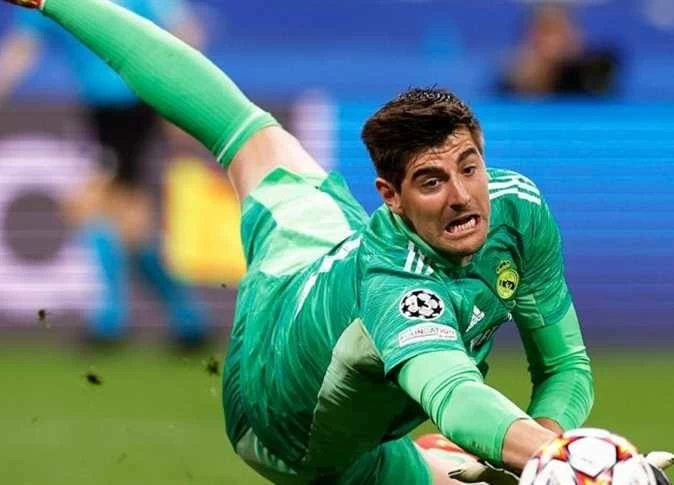 موقف كورتوا من مباراة ريال مدريد أمام راسينج سانتاندير