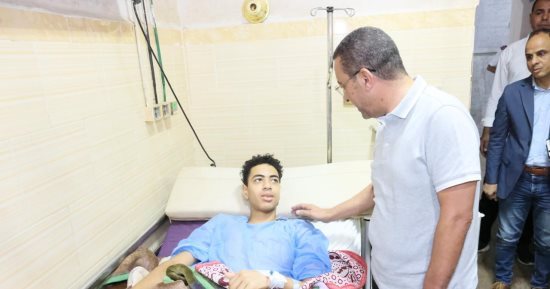 محافظ المنوفية يقرر صرف مكافأة 70 ألف جنيه للأطقم بمستشفى الجراحات المتخصصة