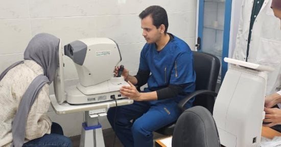 كشف وعلاج وعمليات جراحية.. قافلة عيون مجانية بمستشفى السويس الجامعى