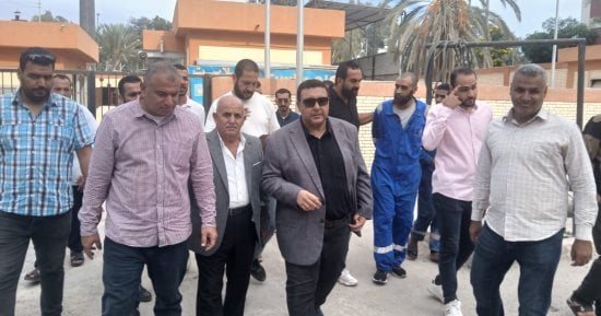 رئيس مياه القناة الجديد يتفقد محطة أبو عطوة والورشة المركزية بالإسماعيلية