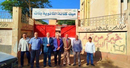 مدير تعليم القليوبية يتابع انضباط العملية التعليمية بـ 4 مدارس في طوخ