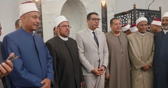 نائب محافظ الأقصر ومدير الأوقاف يشهدان افتتاح مسجد الضمان بالعديسات.. صور