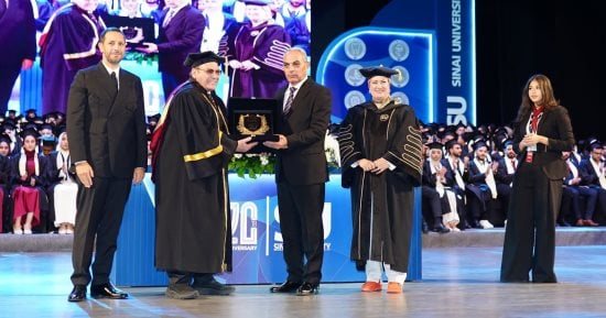 محافظ الإسماعيلية يشهد احتفالية تخرج دفعة 2025-2026 بجامعة سيناء