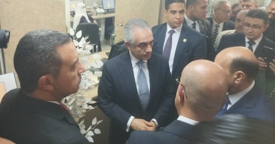 وزير العدل ومحافظ المنوفية يتفقدان أعمال تطوير محكمة شبين الكوم.. فيديو